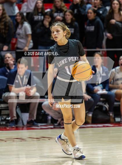 Thumbnail 2 in Lone Peak vs. Copper Hills (UHSAA 6A Final) photogallery.