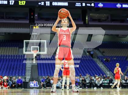 Thumbnail 3 in Huntington vs. Columbus (UIL 3A Basketball Semifinal) photogallery.