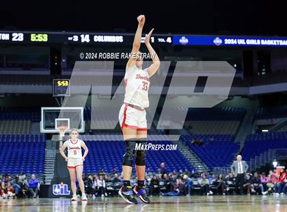 Thumbnail 3 in Huntington vs. Columbus (UIL 3A Basketball Semifinal) photogallery.