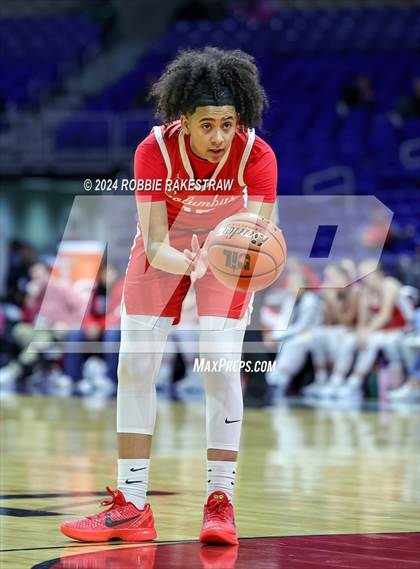 Thumbnail 3 in Huntington vs. Columbus (UIL 3A Basketball Semifinal) photogallery.