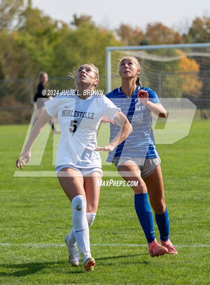 Thumbnail 2 in Noblesville vs. Hamilton Southeastern (IHSAA 3A Sectional 8 Final) photogallery.
