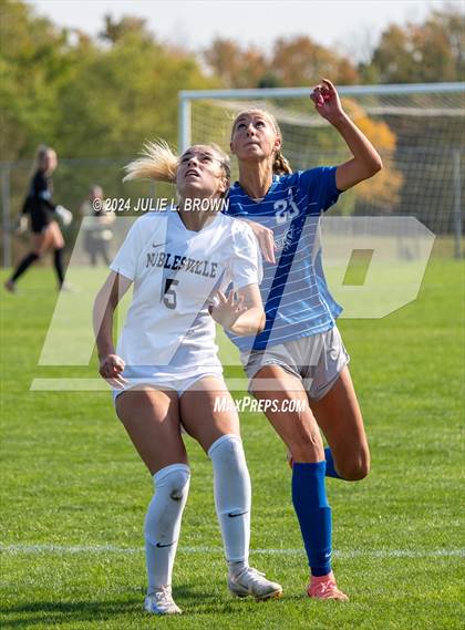 Thumbnail 3 in Noblesville vs. Hamilton Southeastern (IHSAA 3A Sectional 8 Final) photogallery.