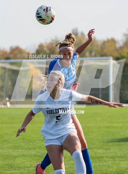 Thumbnail 3 in Noblesville vs. Hamilton Southeastern (IHSAA 3A Sectional 8 Final) photogallery.