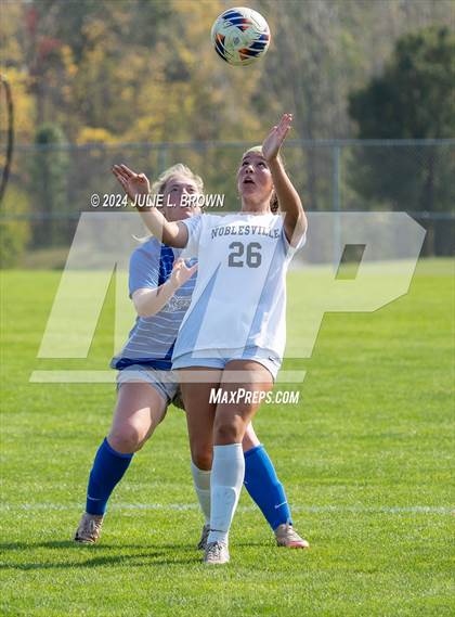 Thumbnail 2 in Noblesville vs. Hamilton Southeastern (IHSAA 3A Sectional 8 Final) photogallery.