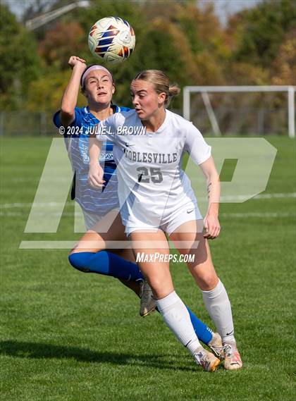 Thumbnail 3 in Noblesville vs. Hamilton Southeastern (IHSAA 3A Sectional 8 Final) photogallery.