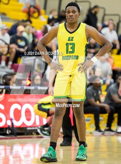 Thumbnail 3 in AZ Compass Prep vs Dream City Christian (Hoophall West Tournament) photogallery.