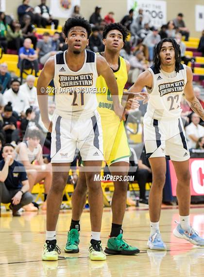Thumbnail 2 in AZ Compass Prep vs Dream City Christian (Hoophall West Tournament) photogallery.