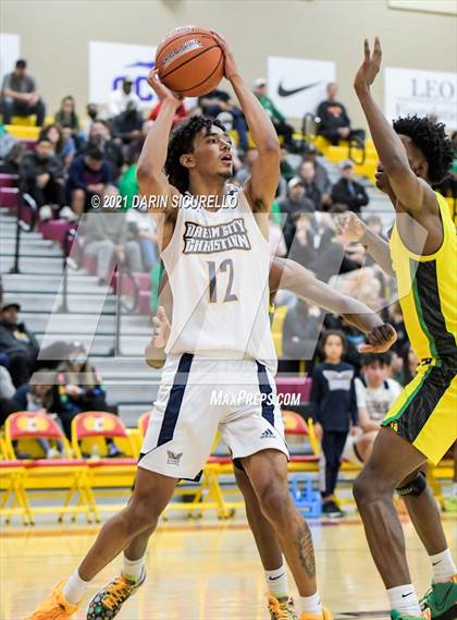 Thumbnail 2 in AZ Compass Prep vs Dream City Christian (Hoophall West Tournament) photogallery.