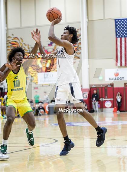 Thumbnail 3 in AZ Compass Prep vs Dream City Christian (Hoophall West Tournament) photogallery.