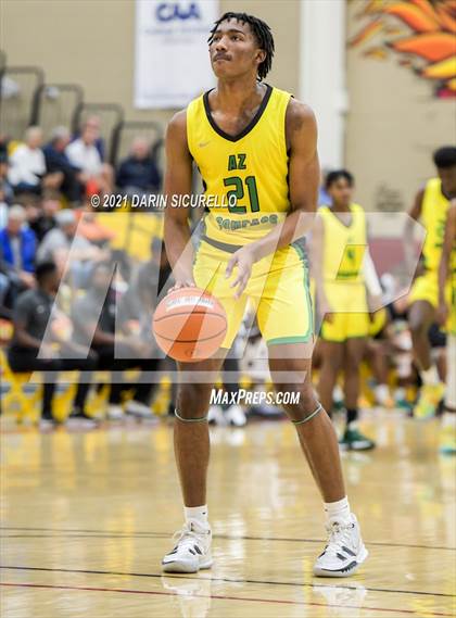Thumbnail 2 in AZ Compass Prep vs Dream City Christian (Hoophall West Tournament) photogallery.