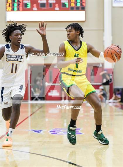 Thumbnail 1 in AZ Compass Prep vs Dream City Christian (Hoophall West Tournament) photogallery.