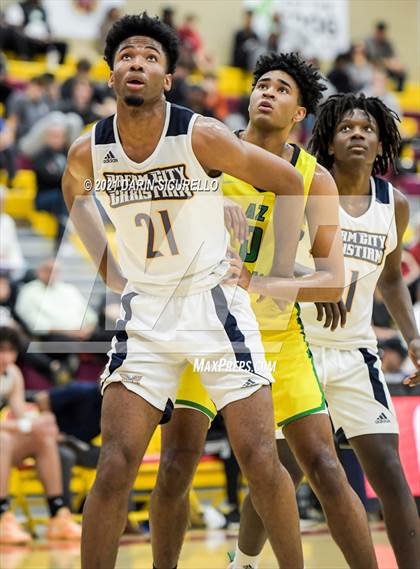 Thumbnail 2 in AZ Compass Prep vs Dream City Christian (Hoophall West Tournament) photogallery.