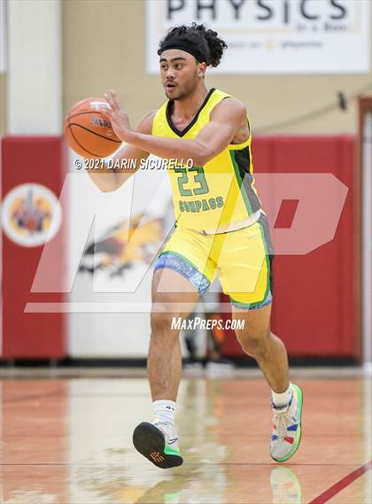 Thumbnail 1 in AZ Compass Prep vs Dream City Christian (Hoophall West Tournament) photogallery.