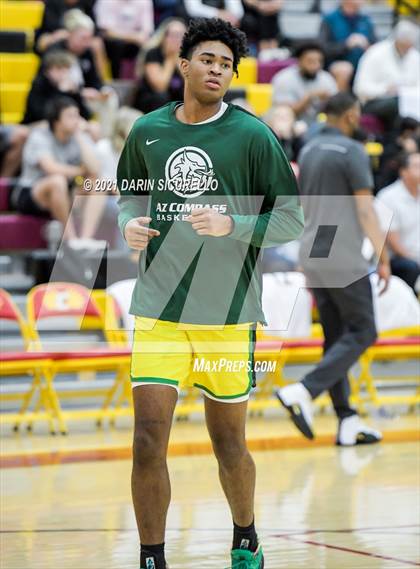 Thumbnail 3 in AZ Compass Prep vs Dream City Christian (Hoophall West Tournament) photogallery.