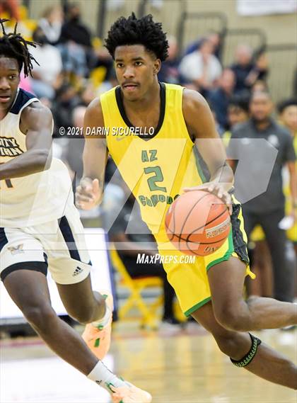 Thumbnail 3 in AZ Compass Prep vs Dream City Christian (Hoophall West Tournament) photogallery.
