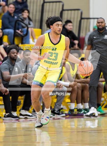 Thumbnail 1 in AZ Compass Prep vs Dream City Christian (Hoophall West Tournament) photogallery.