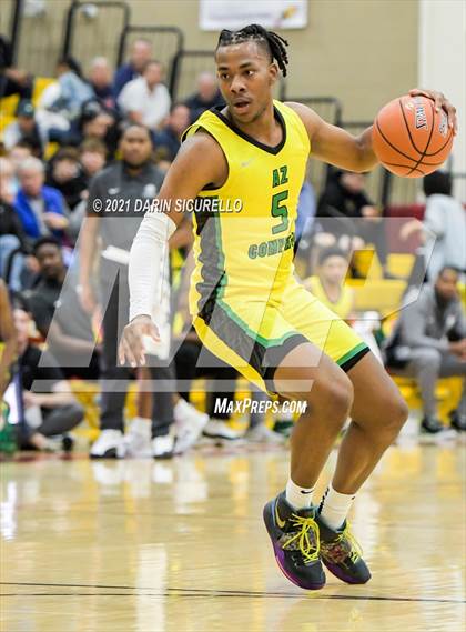 Thumbnail 2 in AZ Compass Prep vs Dream City Christian (Hoophall West Tournament) photogallery.