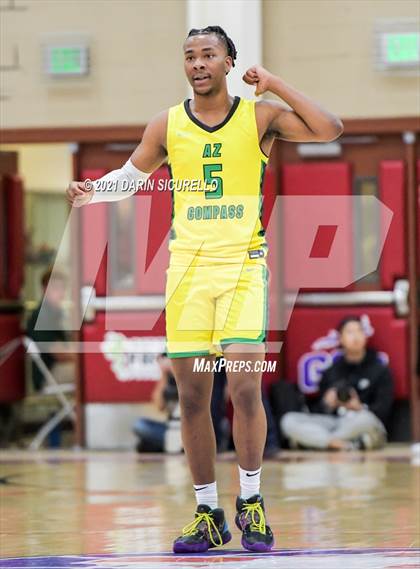 Thumbnail 1 in AZ Compass Prep vs Dream City Christian (Hoophall West Tournament) photogallery.