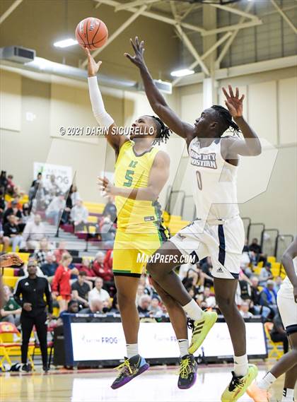 Thumbnail 2 in AZ Compass Prep vs Dream City Christian (Hoophall West Tournament) photogallery.