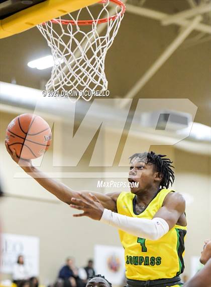Thumbnail 3 in AZ Compass Prep vs Dream City Christian (Hoophall West Tournament) photogallery.