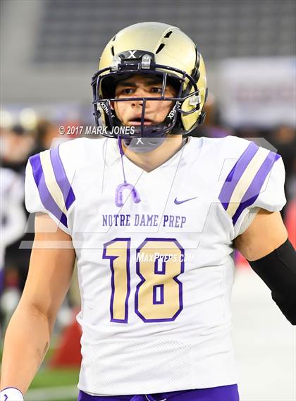 Thumbnail 2 in Notre Dame Prep vs. Centennial (AIA 5A Final) photogallery.