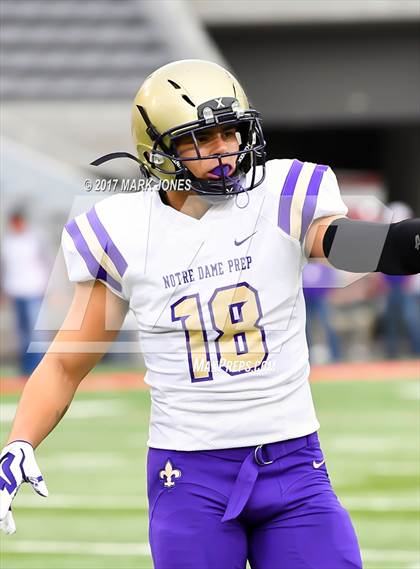 Thumbnail 3 in Notre Dame Prep vs. Centennial (AIA 5A Final) photogallery.