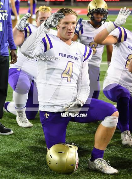 Thumbnail 3 in Notre Dame Prep vs. Centennial (AIA 5A Final) photogallery.