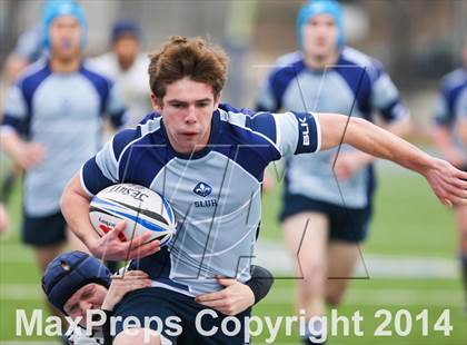 Thumbnail 1 in Dallas Jesuit vs. St. Louis University (Dallas Jesuit Rugby Showdown) photogallery.