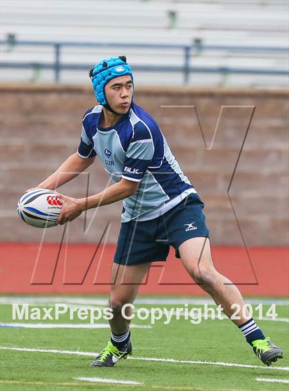 Thumbnail 2 in Dallas Jesuit vs. St. Louis University (Dallas Jesuit Rugby Showdown) photogallery.