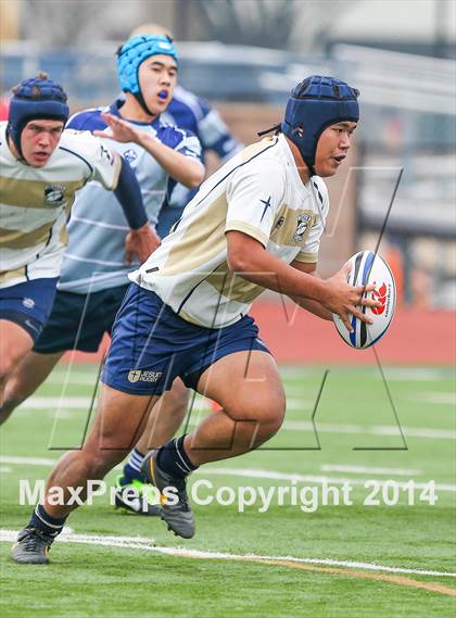Thumbnail 1 in Dallas Jesuit vs. St. Louis University (Dallas Jesuit Rugby Showdown) photogallery.