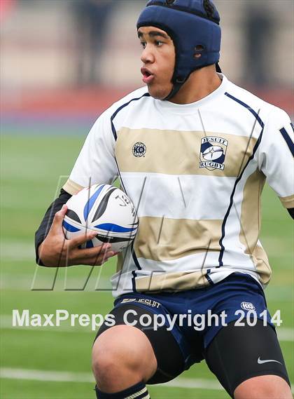 Thumbnail 3 in Dallas Jesuit vs. St. Louis University (Dallas Jesuit Rugby Showdown) photogallery.