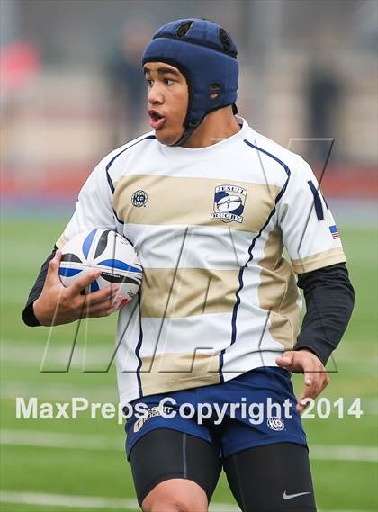 Thumbnail 2 in Dallas Jesuit vs. St. Louis University (Dallas Jesuit Rugby Showdown) photogallery.