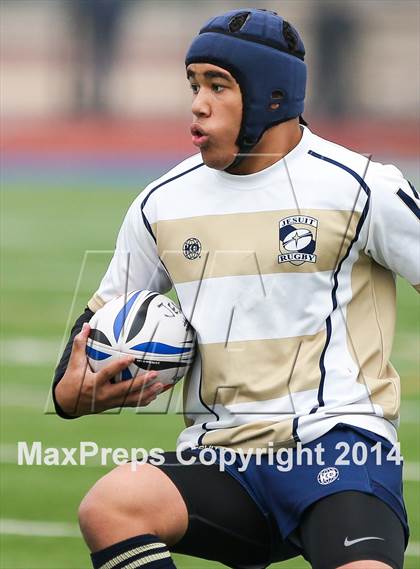 Thumbnail 1 in Dallas Jesuit vs. St. Louis University (Dallas Jesuit Rugby Showdown) photogallery.