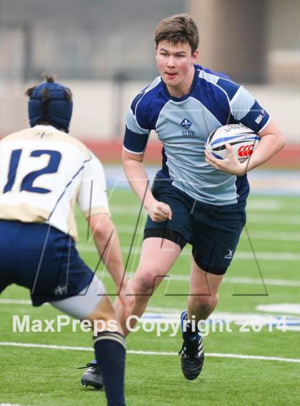 Thumbnail 2 in Dallas Jesuit vs. St. Louis University (Dallas Jesuit Rugby Showdown) photogallery.