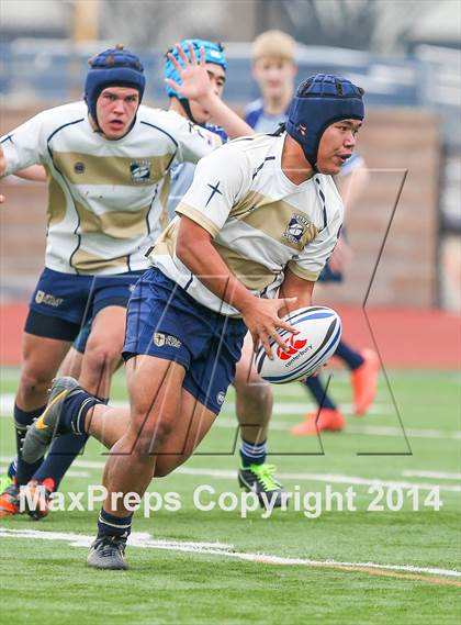 Thumbnail 3 in Dallas Jesuit vs. St. Louis University (Dallas Jesuit Rugby Showdown) photogallery.