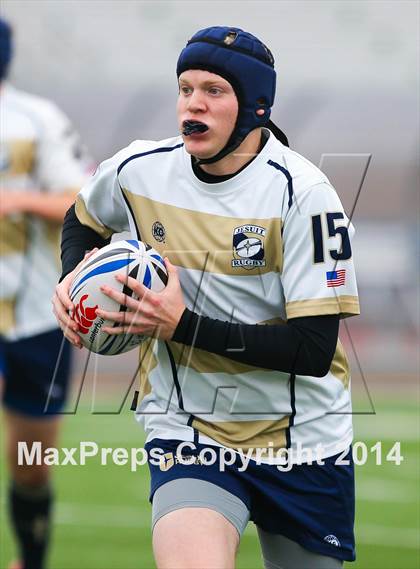 Thumbnail 3 in Dallas Jesuit vs. St. Louis University (Dallas Jesuit Rugby Showdown) photogallery.