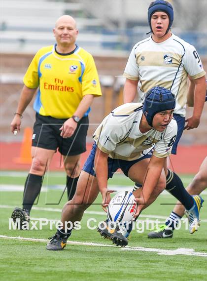 Thumbnail 1 in Dallas Jesuit vs. St. Louis University (Dallas Jesuit Rugby Showdown) photogallery.