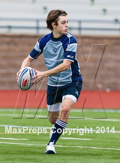 Thumbnail 3 in Dallas Jesuit vs. St. Louis University (Dallas Jesuit Rugby Showdown) photogallery.