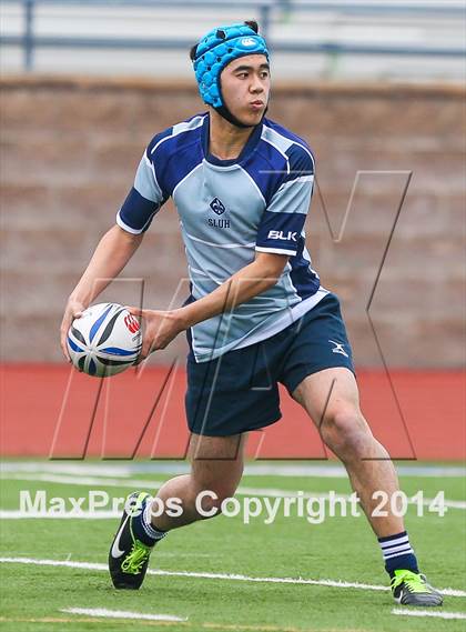 Thumbnail 3 in Dallas Jesuit vs. St. Louis University (Dallas Jesuit Rugby Showdown) photogallery.