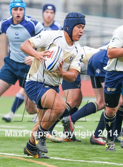 Thumbnail 2 in Dallas Jesuit vs. St. Louis University (Dallas Jesuit Rugby Showdown) photogallery.