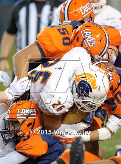 Thumbnail 1 in Eastside Catholic vs. Lakes (WIAA 3A Semifinal)  photogallery.