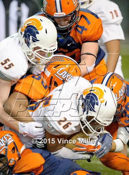 Thumbnail 2 in Eastside Catholic vs. Lakes (WIAA 3A Semifinal)  photogallery.