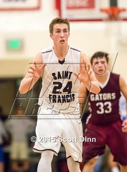 Thumbnail 2 in Sacred Heart Prep vs. Saint Francis (CIF CCS Open Semifinal) photogallery.