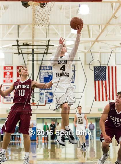 Thumbnail 3 in Sacred Heart Prep vs. Saint Francis (CIF CCS Open Semifinal) photogallery.