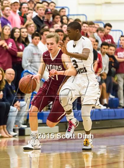 Thumbnail 3 in Sacred Heart Prep vs. Saint Francis (CIF CCS Open Semifinal) photogallery.