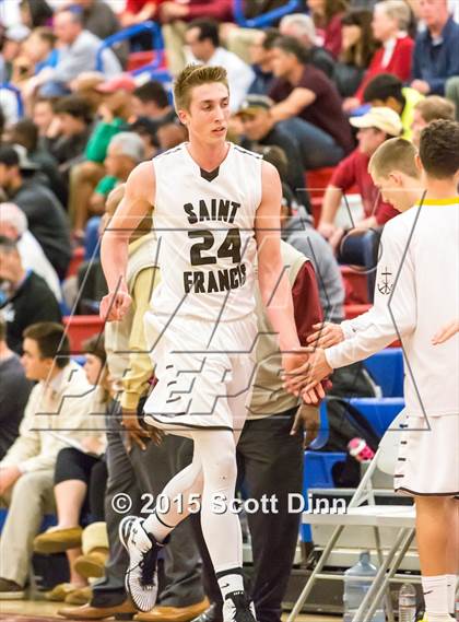 Thumbnail 3 in Sacred Heart Prep vs. Saint Francis (CIF CCS Open Semifinal) photogallery.
