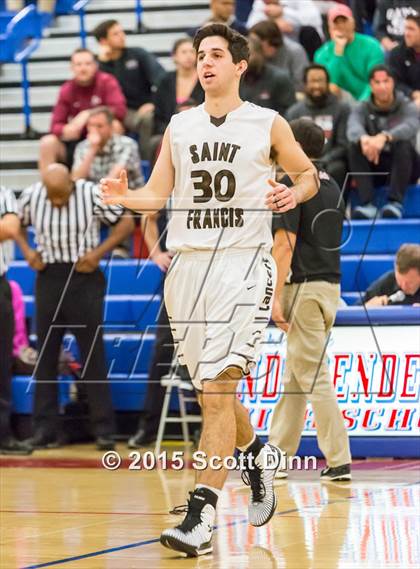 Thumbnail 3 in Sacred Heart Prep vs. Saint Francis (CIF CCS Open Semifinal) photogallery.