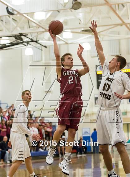 Thumbnail 2 in Sacred Heart Prep vs. Saint Francis (CIF CCS Open Semifinal) photogallery.