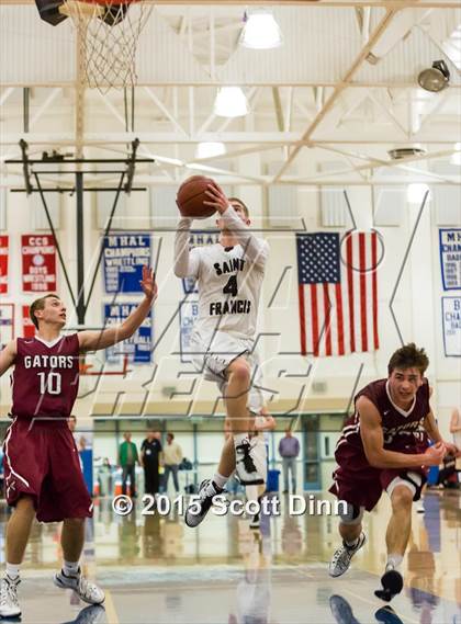 Thumbnail 2 in Sacred Heart Prep vs. Saint Francis (CIF CCS Open Semifinal) photogallery.