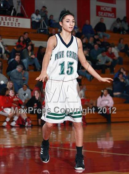 Thumbnail 3 in Pine Creek vs. ThunderRidge (Regis Hoop Classic) photogallery.